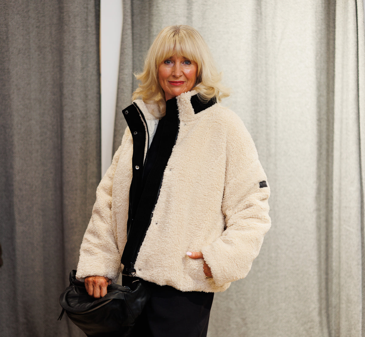 Barbour International Palma Fleece Jacket in Jasmine