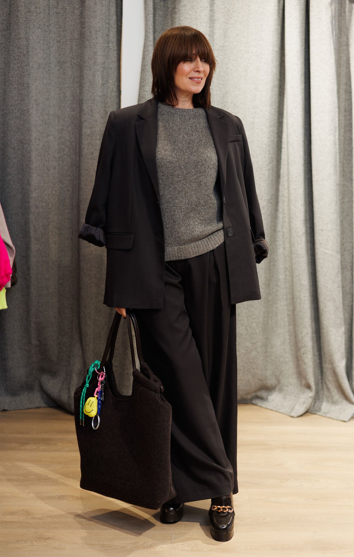 Day et Woolen Tote in Chocolate Mela