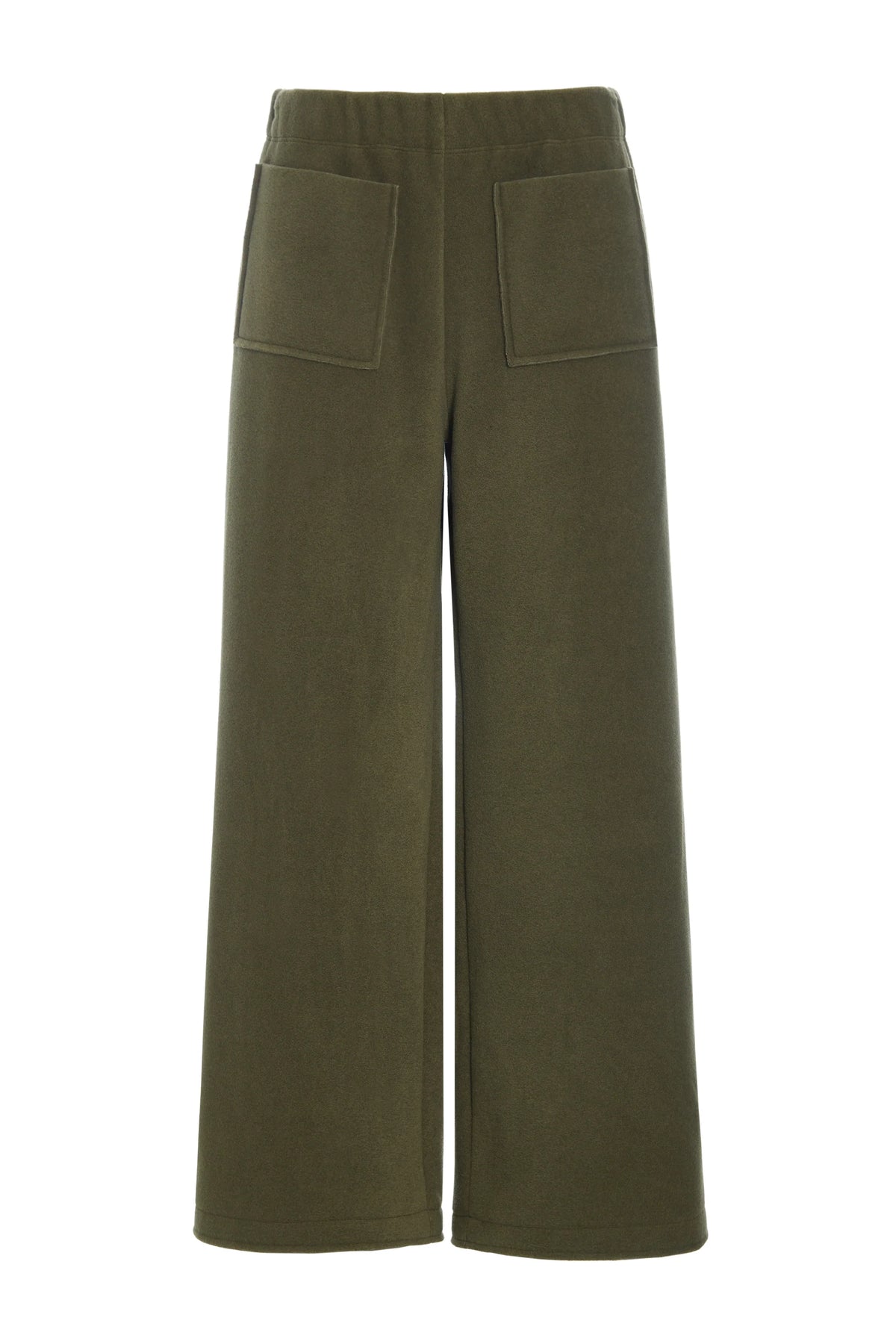 Henriette Steffensen 3/4 length Flare Trousers In Moss