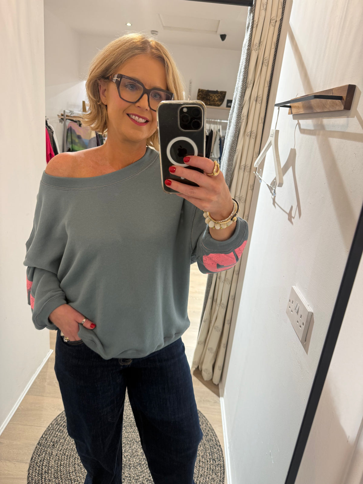 Liv Bergen DREAMING Sweatshirt in Deep Sea