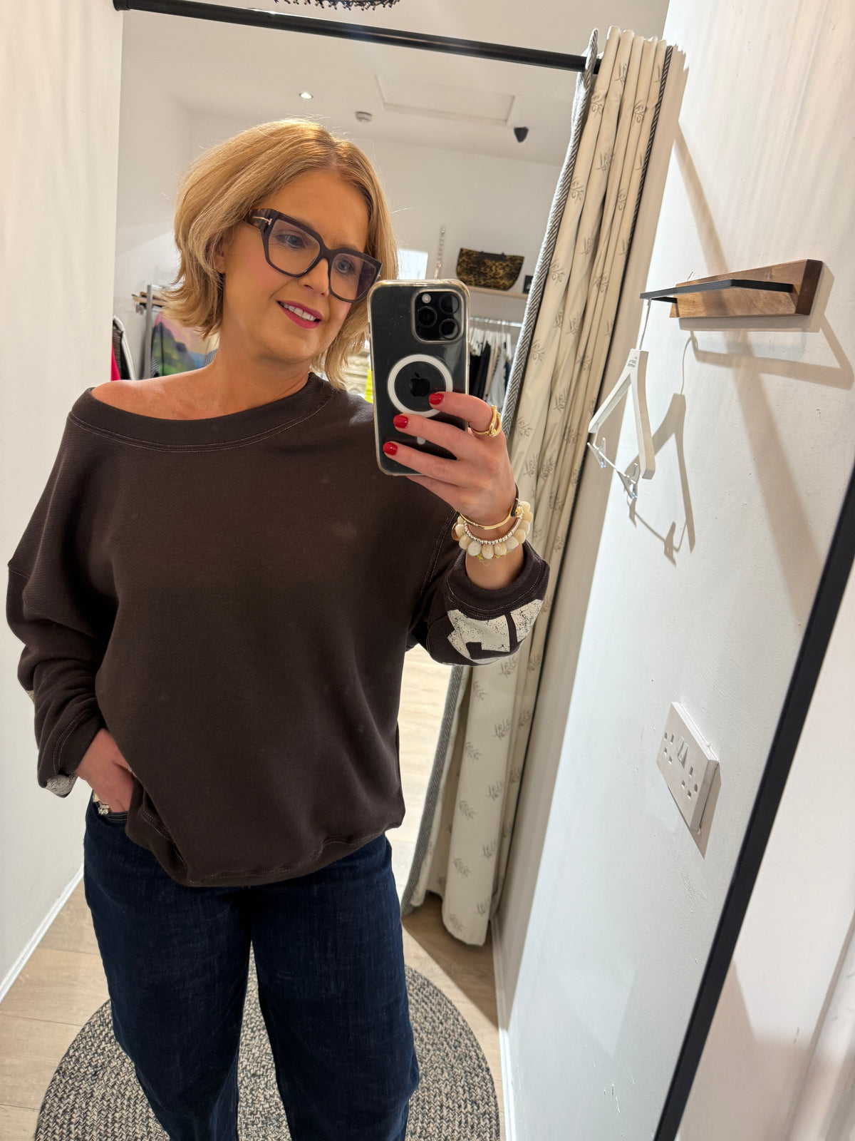 Liv Bergen DREAMING Sweatshirt in Expresso