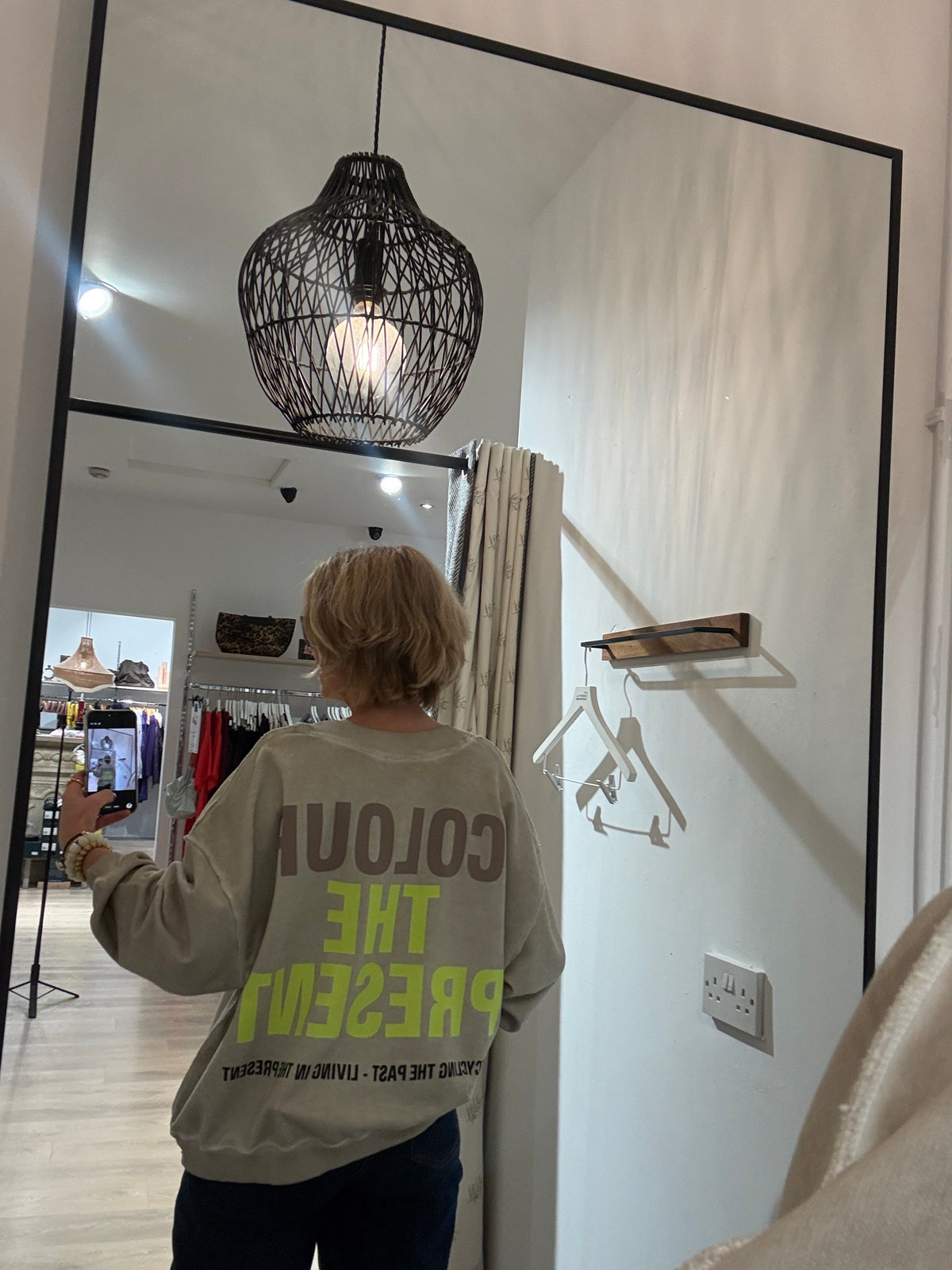 Liv Bergen Organic Colour the Present Sweatshirt in Nature