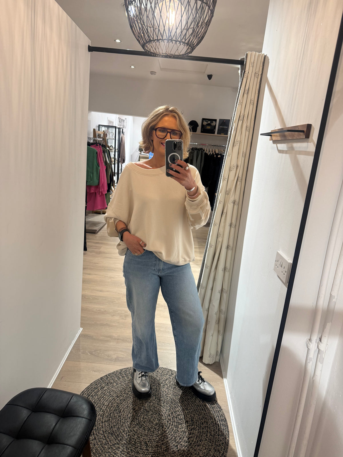 Liv Bergen Sky Paradise Sweatshirt in Nature