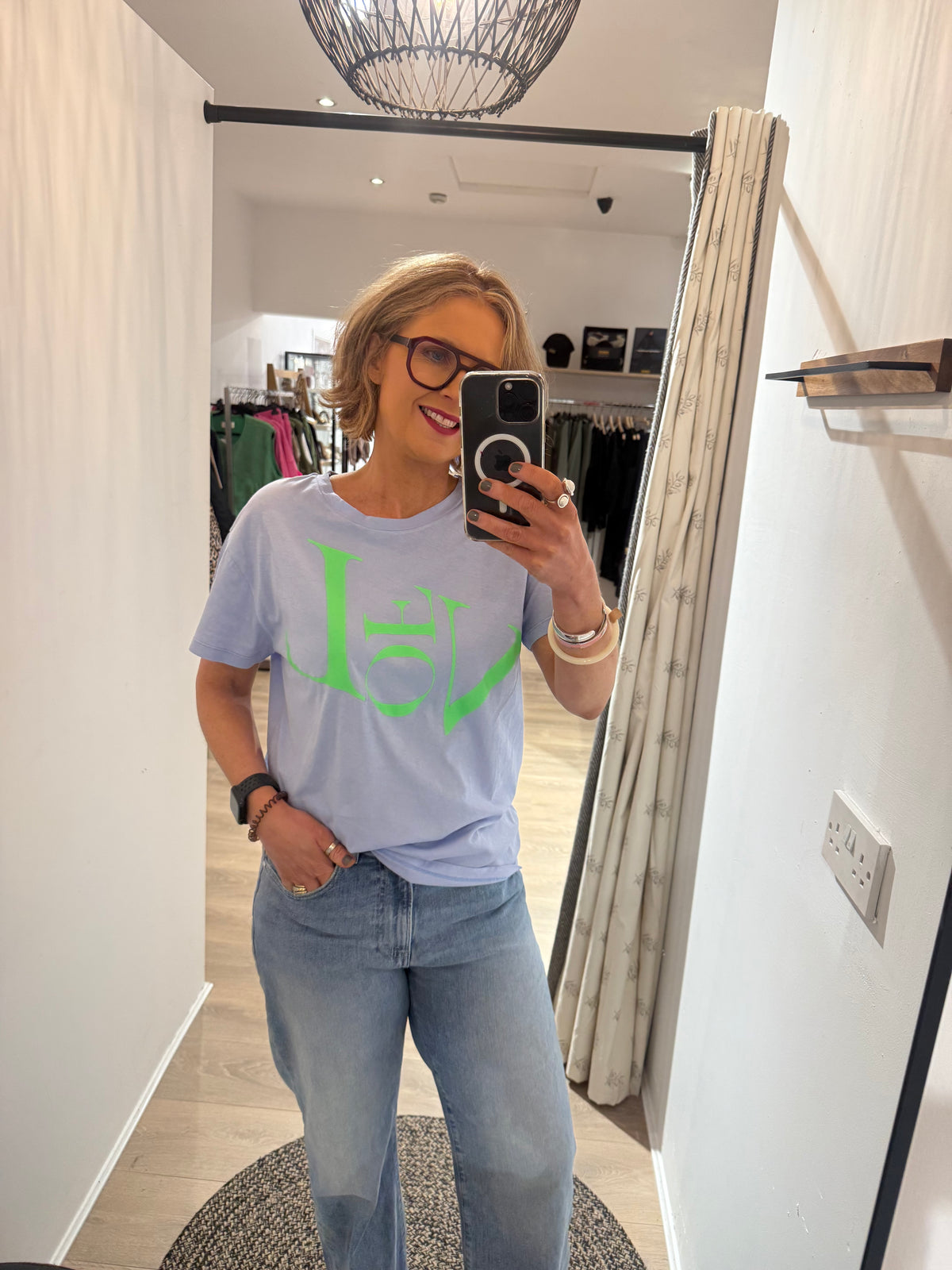 Liv Bergen Chelsea teeshirt in Hortensia