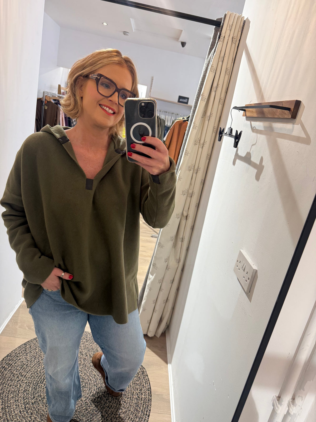 Henriette Steffensen Hoodie In Moss