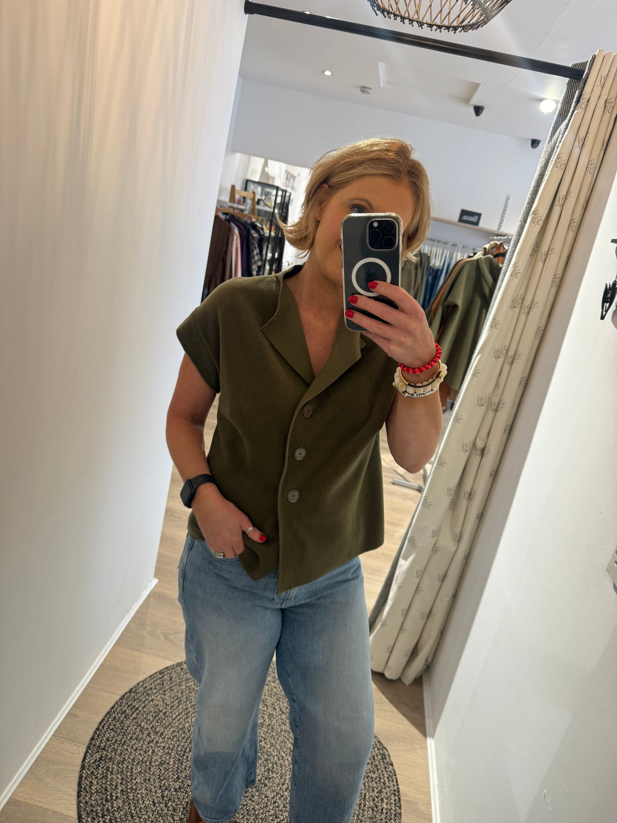 Henriette Steffensen Vest In Moss