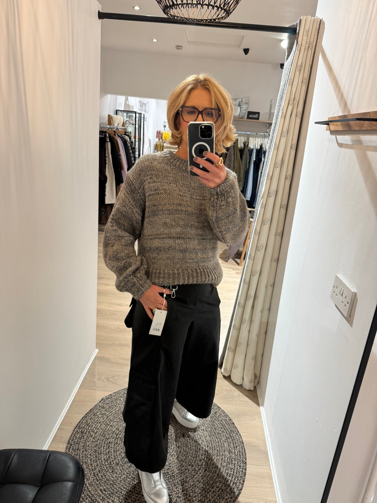 Creton Crjohu Sweater in Grey Melange