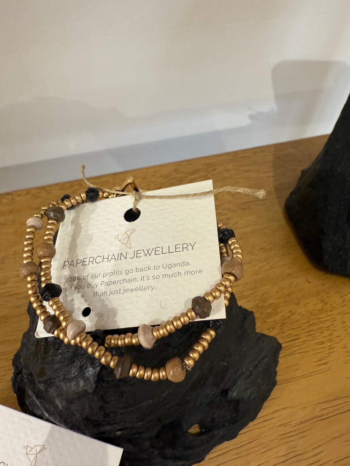 Paperchain Sinzi Bracelet in Mocha