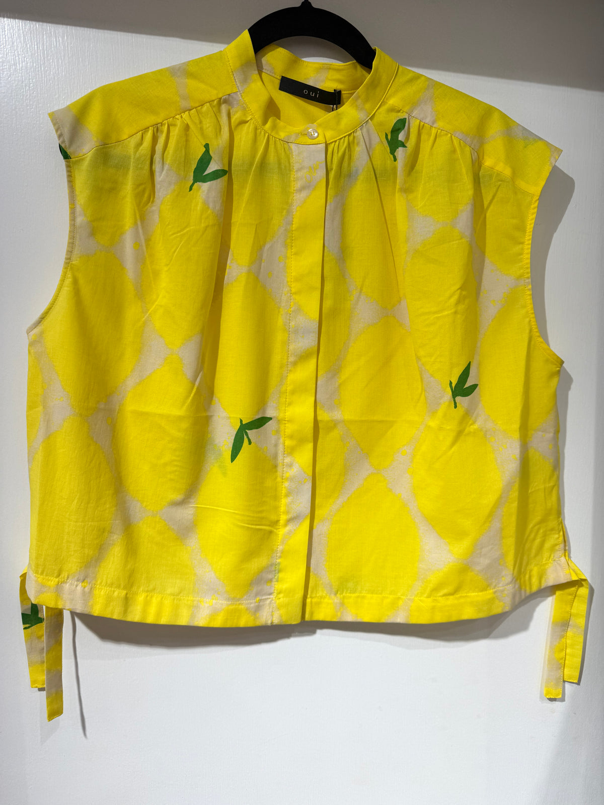 Oui Blouse In Yellow Stone 97234