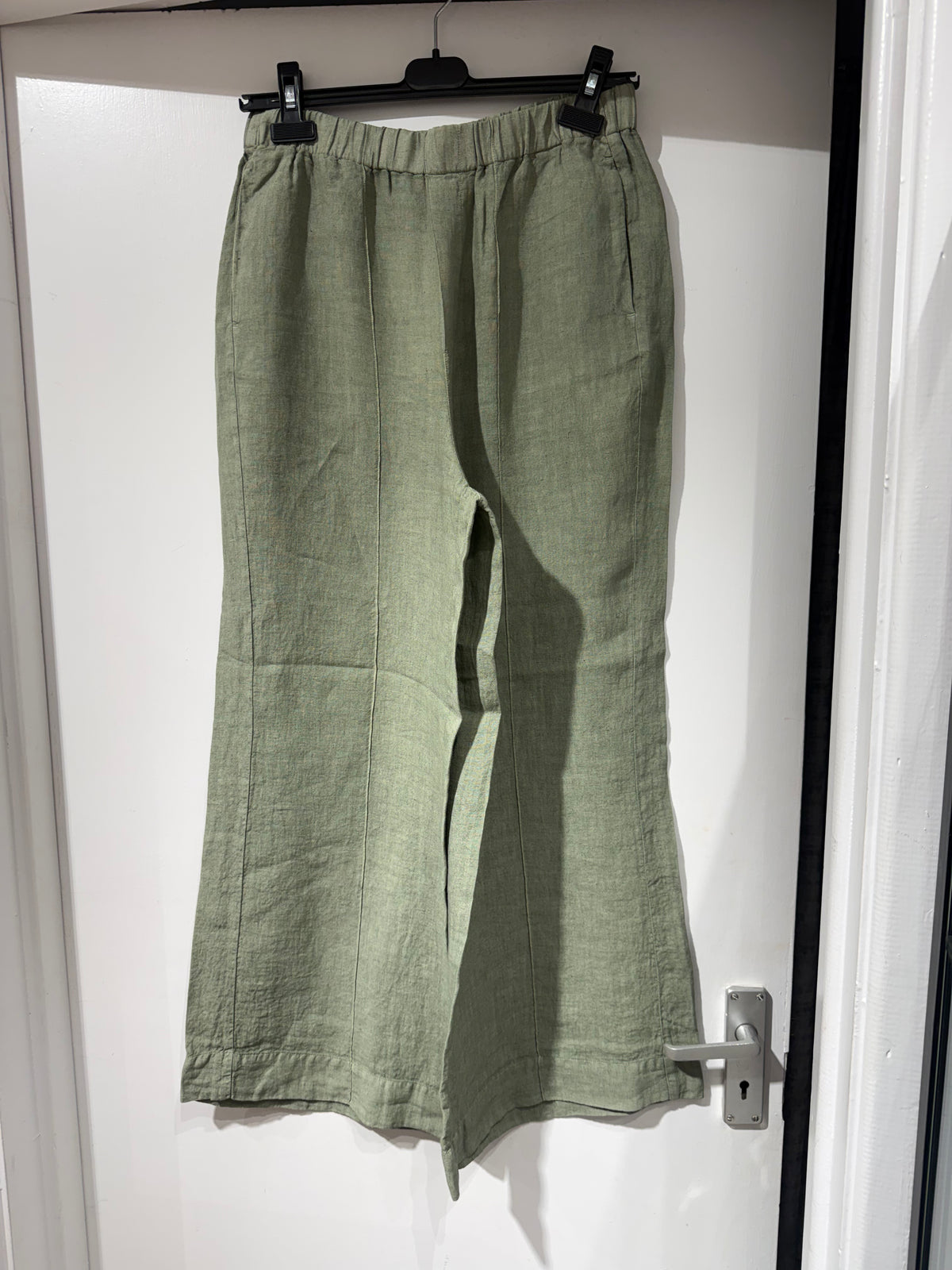 Oui Trousers In Sea Grass 97142