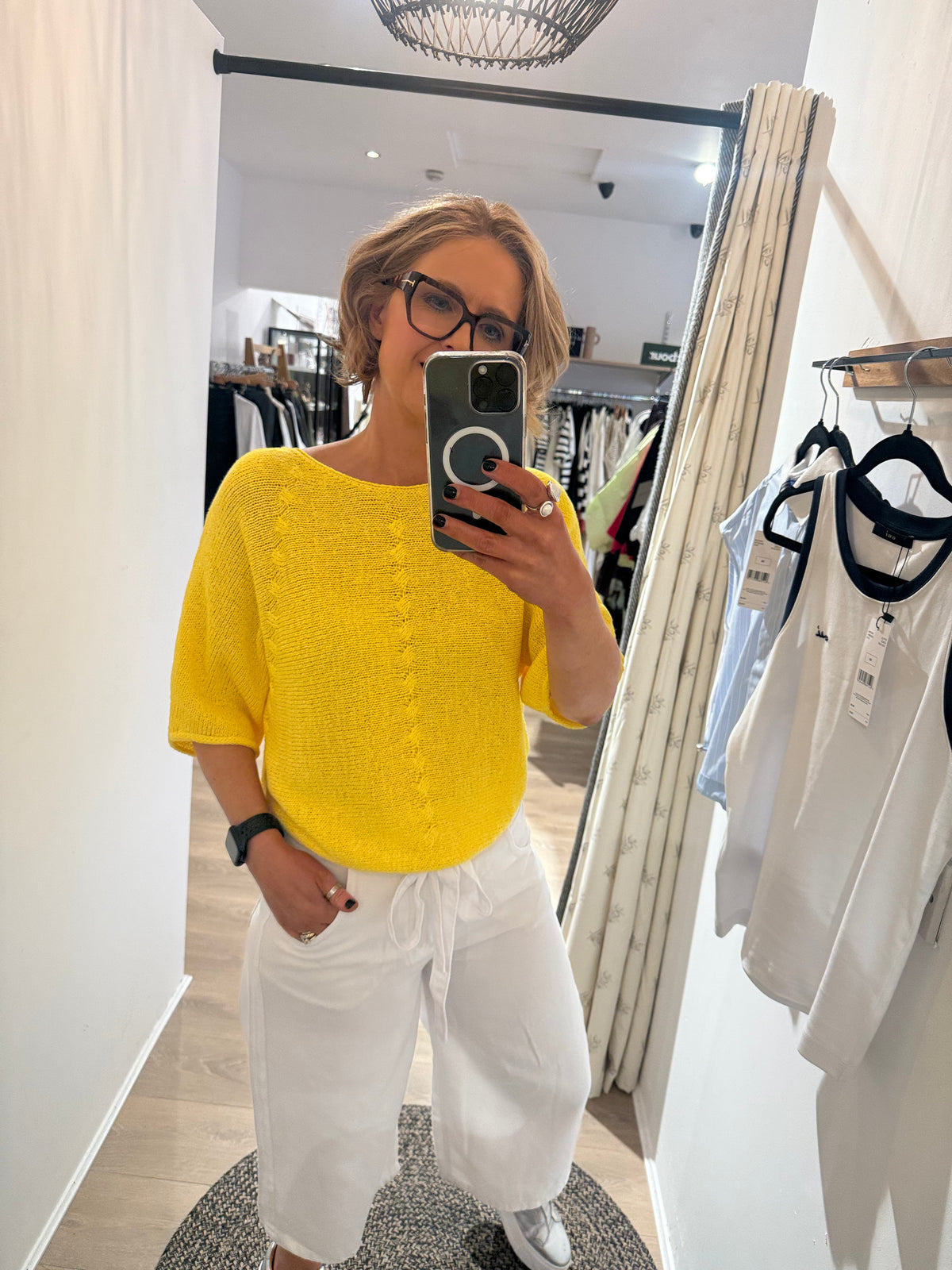 Oui Pullover In yellow
