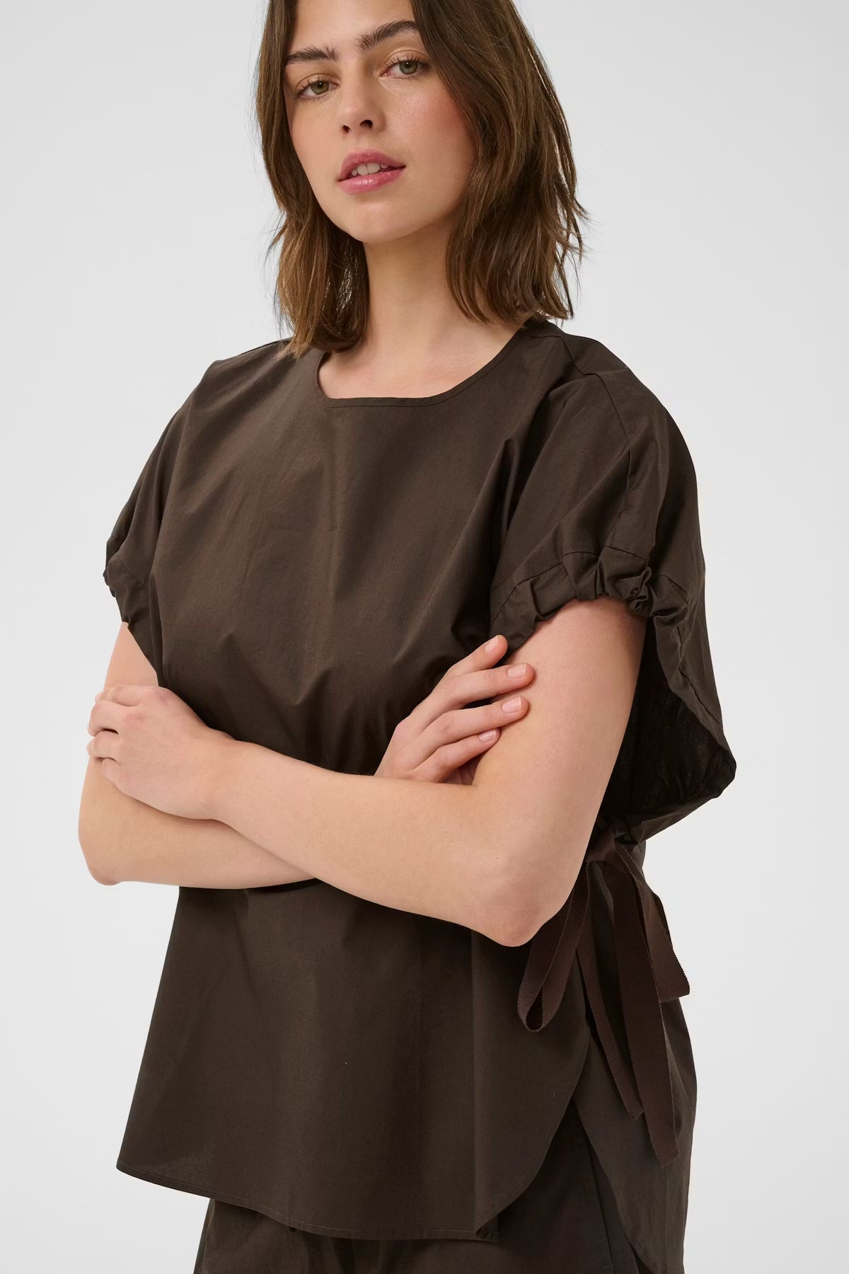 Inwear Raven Blouse In Coffee Bean