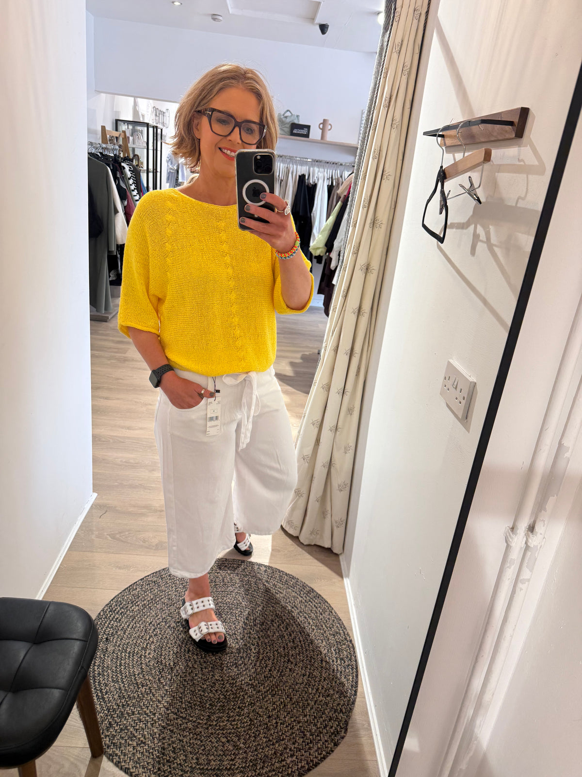 Oui Pullover In yellow
