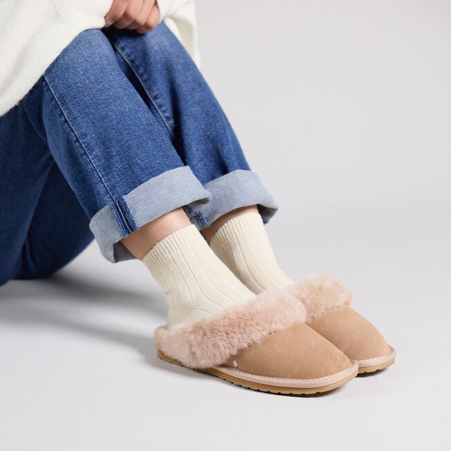Emu Australia Jolie Slipper in Camel