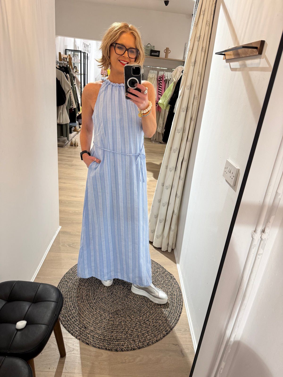 Numph Nucerena Dress In Placid Blue
