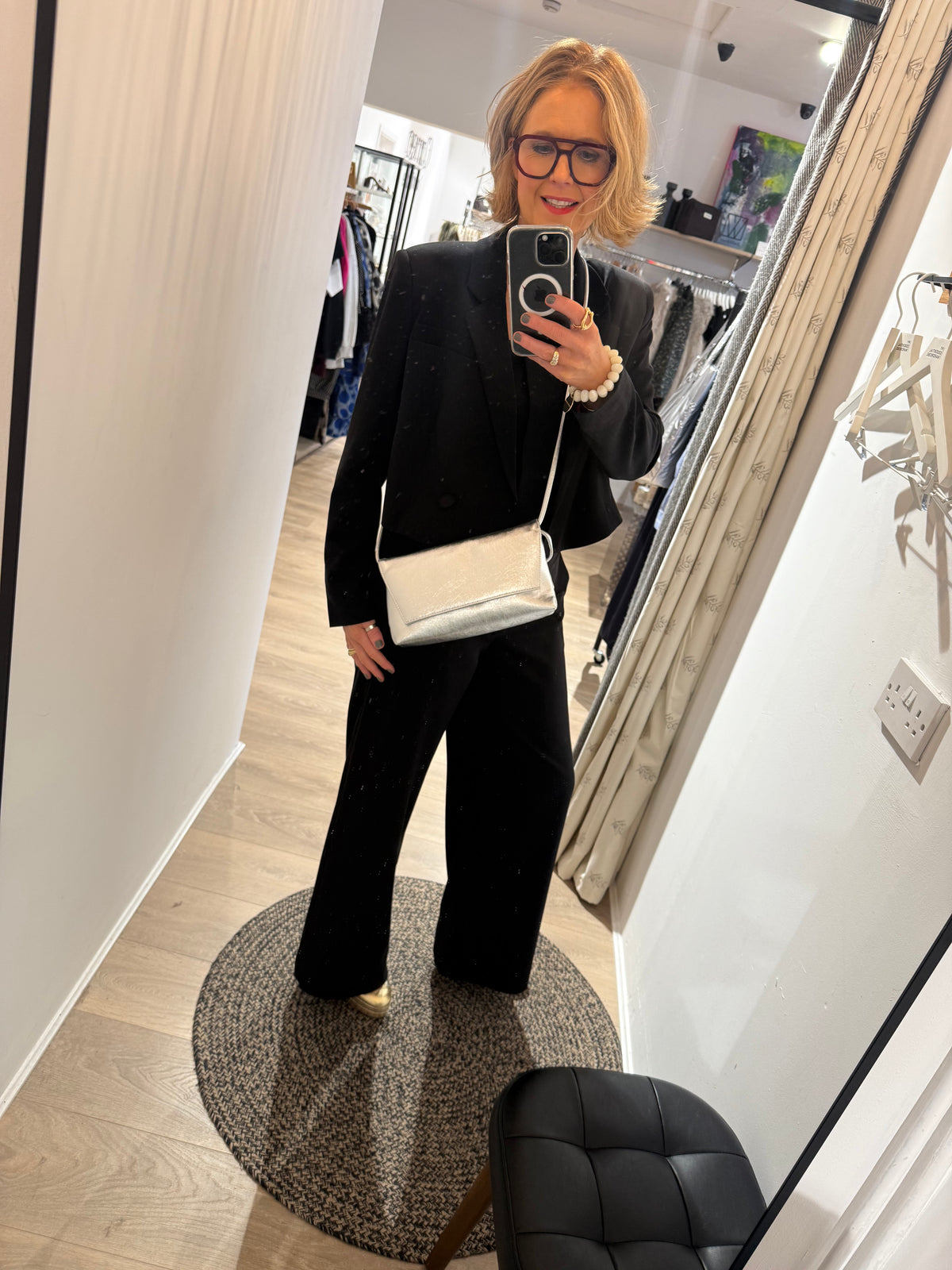 Part Two Vlora Bag In Silver Structure