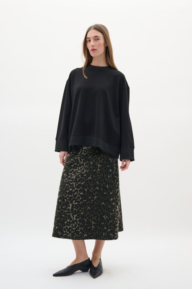 Inwear Bruna Skirt In Ivy Green Mix