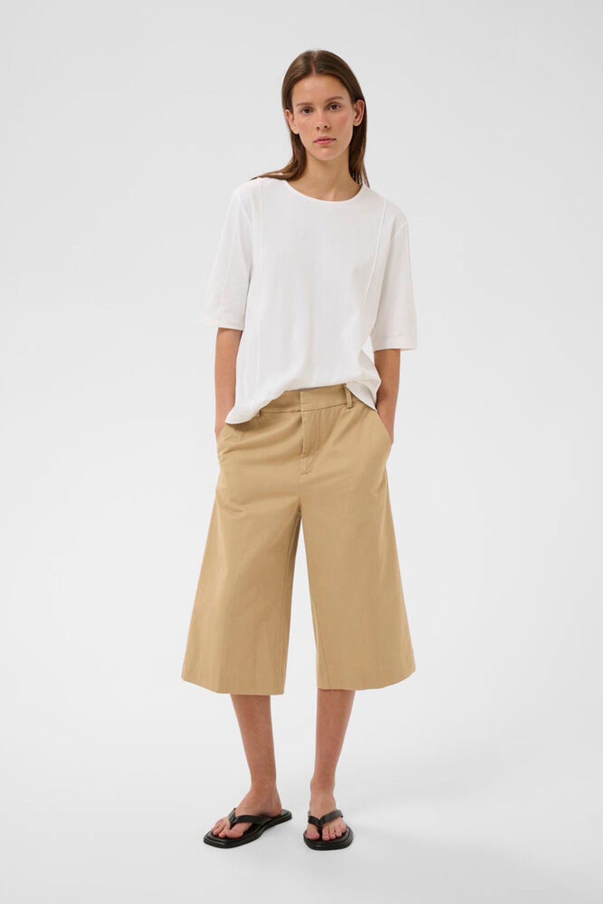 Inwear Diaz Cullote Pants In Latte