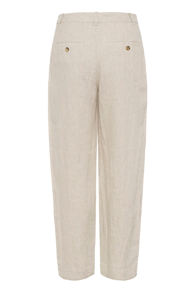 Inwear Dilana Sinikka Pants In Ecru Melange / White
