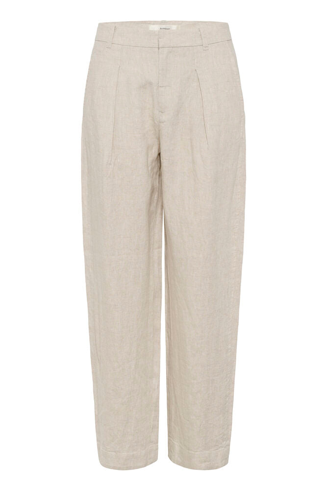 Inwear Dilana Sinikka Pants In Ecru Melange / White