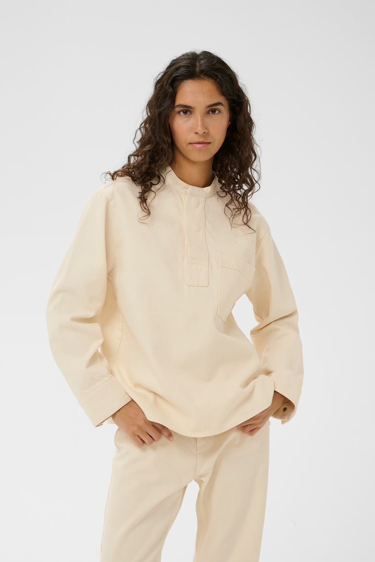 Inwear Dilys Shirt In Ecru Melange