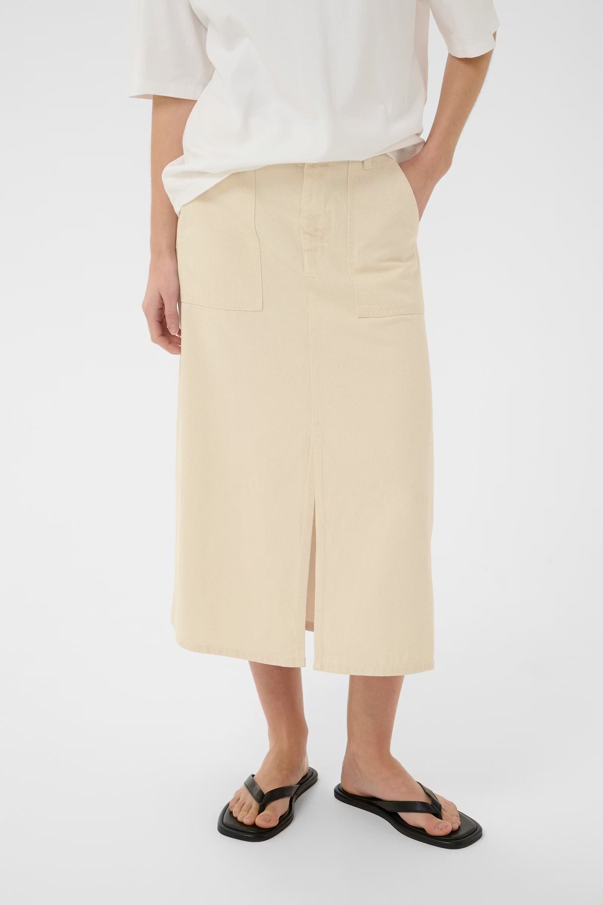 Inwear Dilys Skirt In Ecru Melange