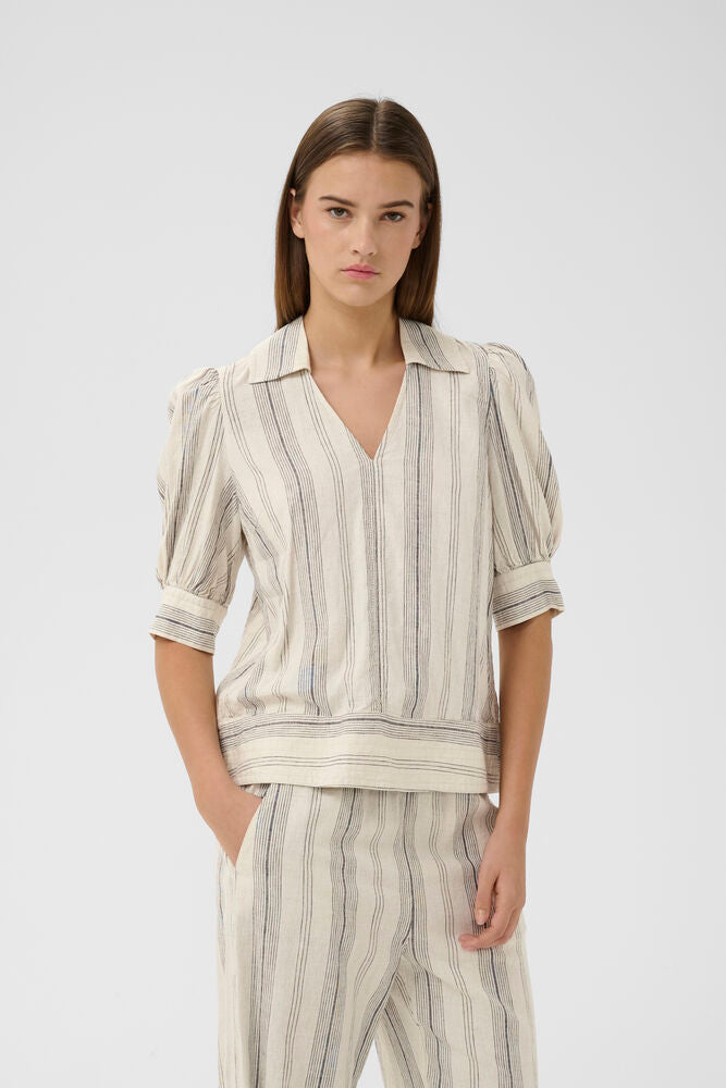Inwear Edith Blouse In Mattress Stripe