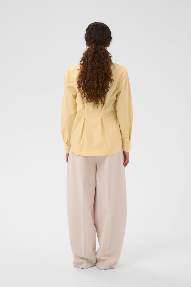 Inwear Lelo Dallas Pleated Shirt In Chamomile