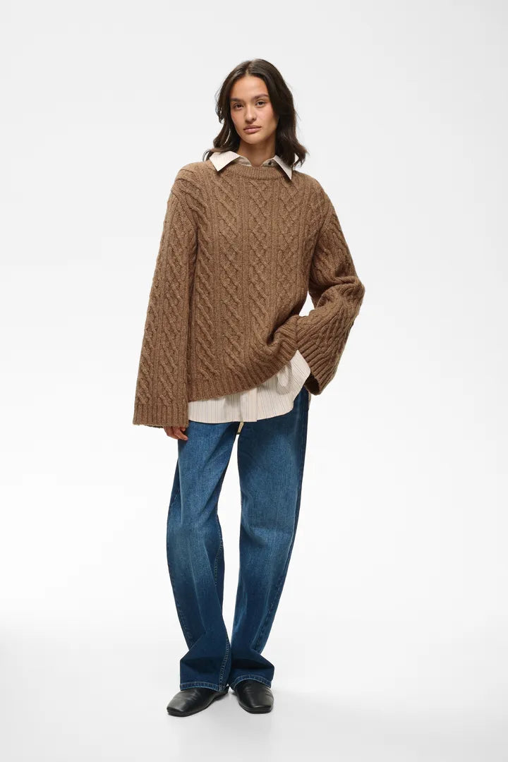 Inwear Taie Pullover In Tobacco Brown