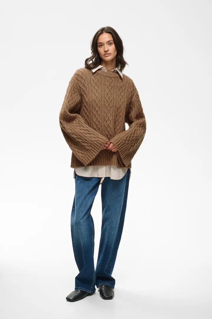 Inwear Taie Pullover In Tobacco Brown