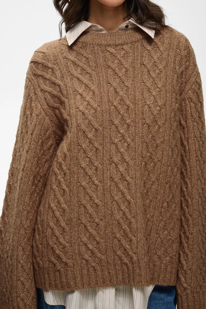 Inwear Taie Pullover In Tobacco Brown