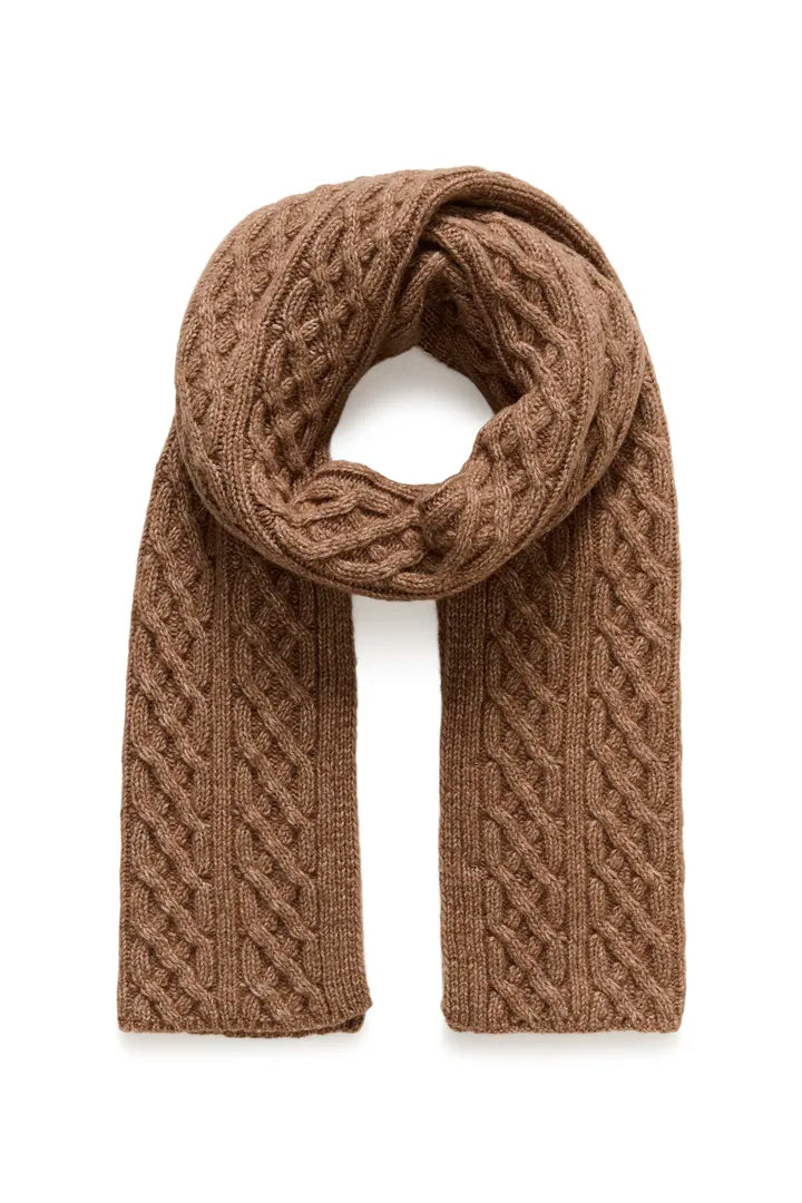 Inwear Taie Scarf In Tobacco Brown