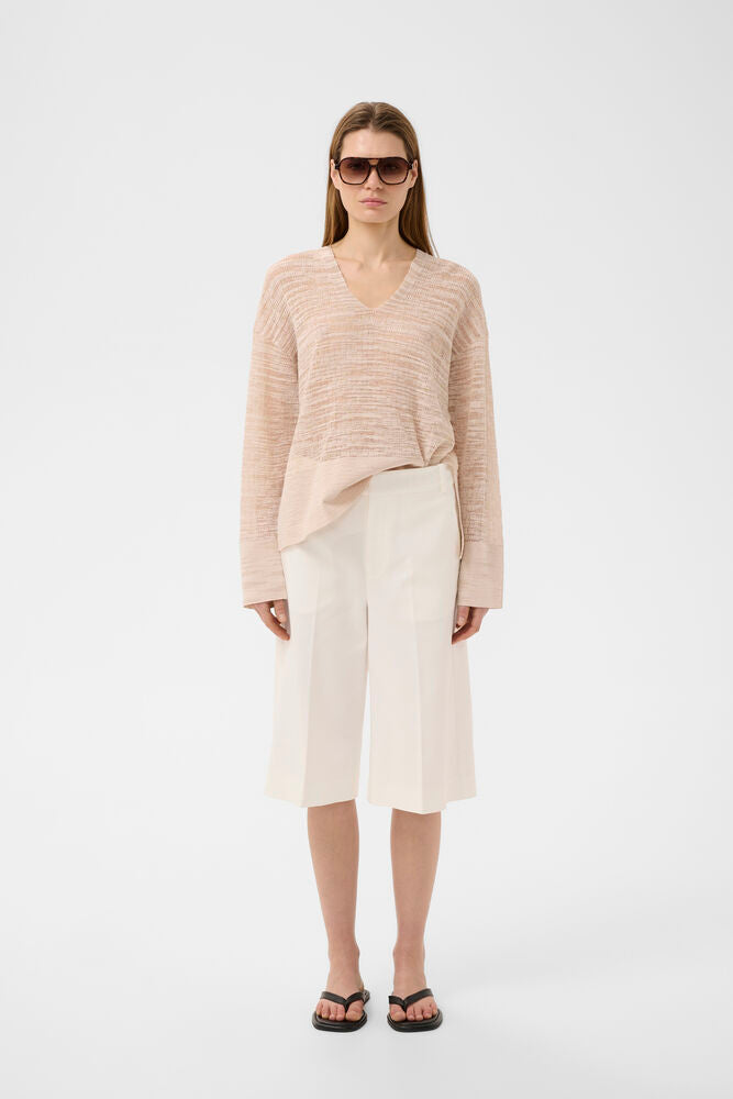 Inwear Zella Longline Shorts In Whisper White