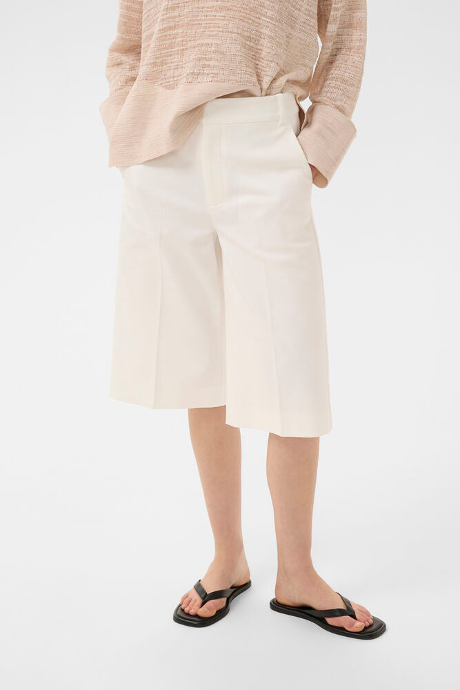 Inwear Zella Longline Shorts In Whisper White