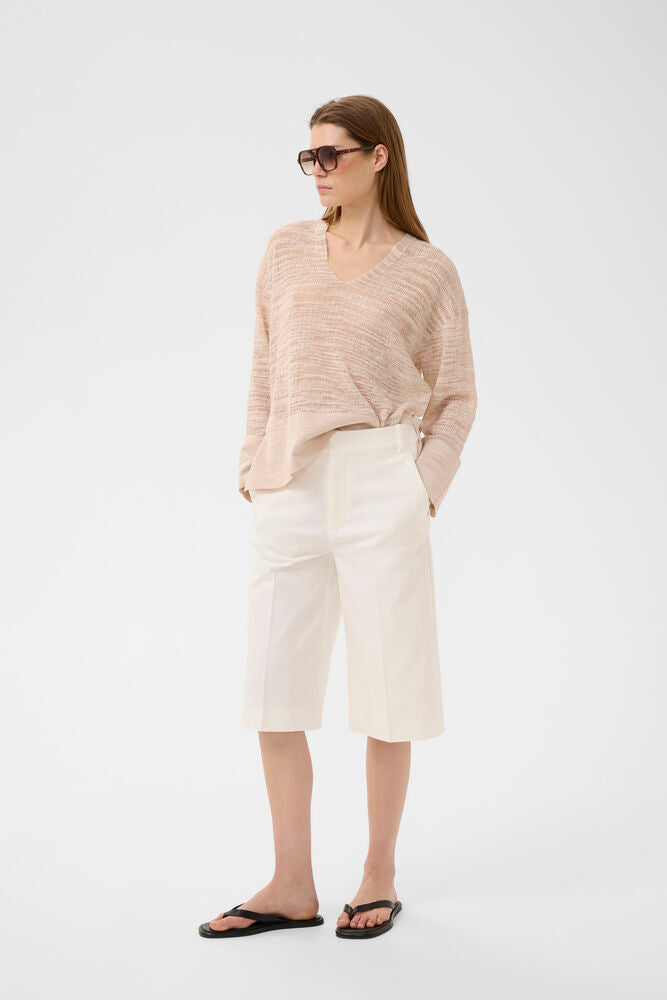Inwear Zella Longline Shorts In Whisper White