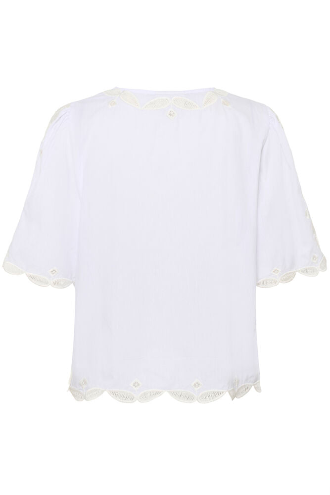 Karen By Simonsen Erlinda Blouse In Bright White