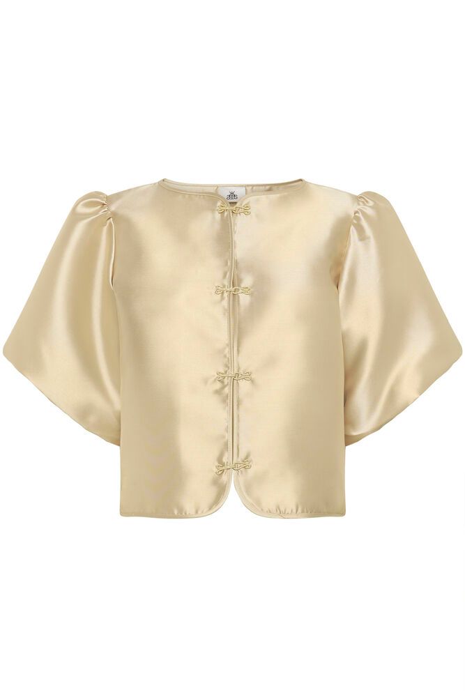 Karen By Simonsen Campbell Blouse In Oatmeal