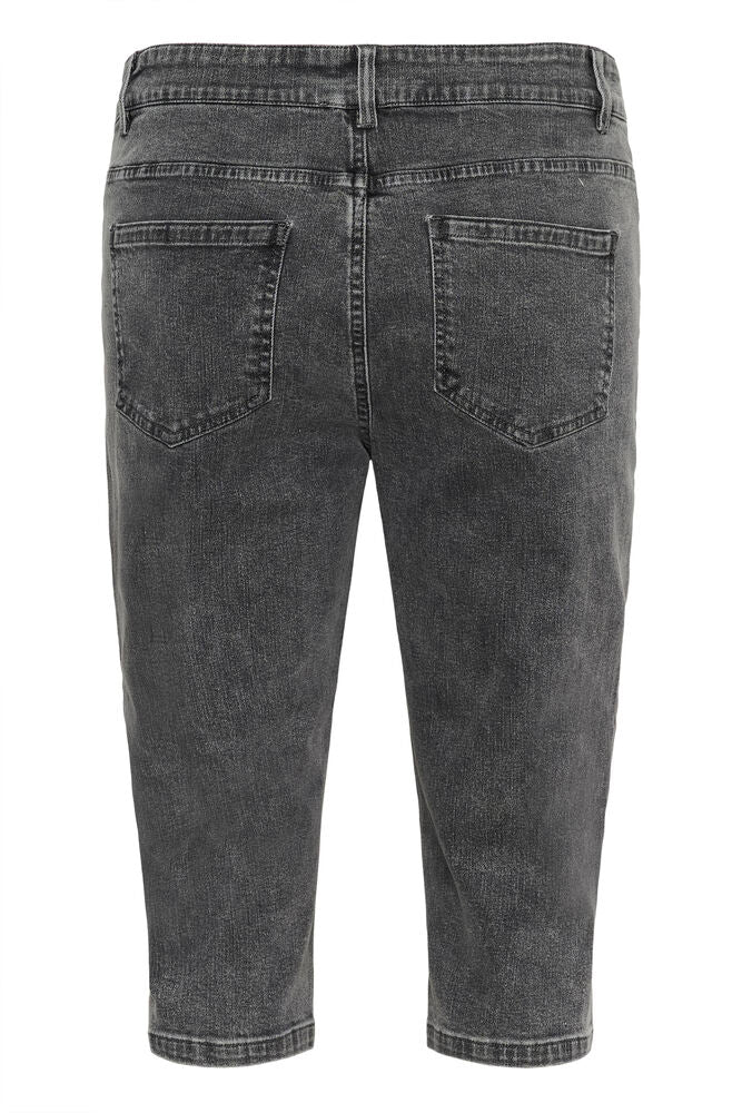 Karen By Simonsen Emmeline Capri Jeans In Frost Gray