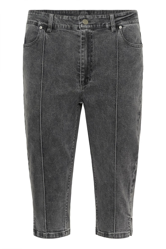 Karen By Simonsen Emmeline Capri Jeans In Frost Gray
