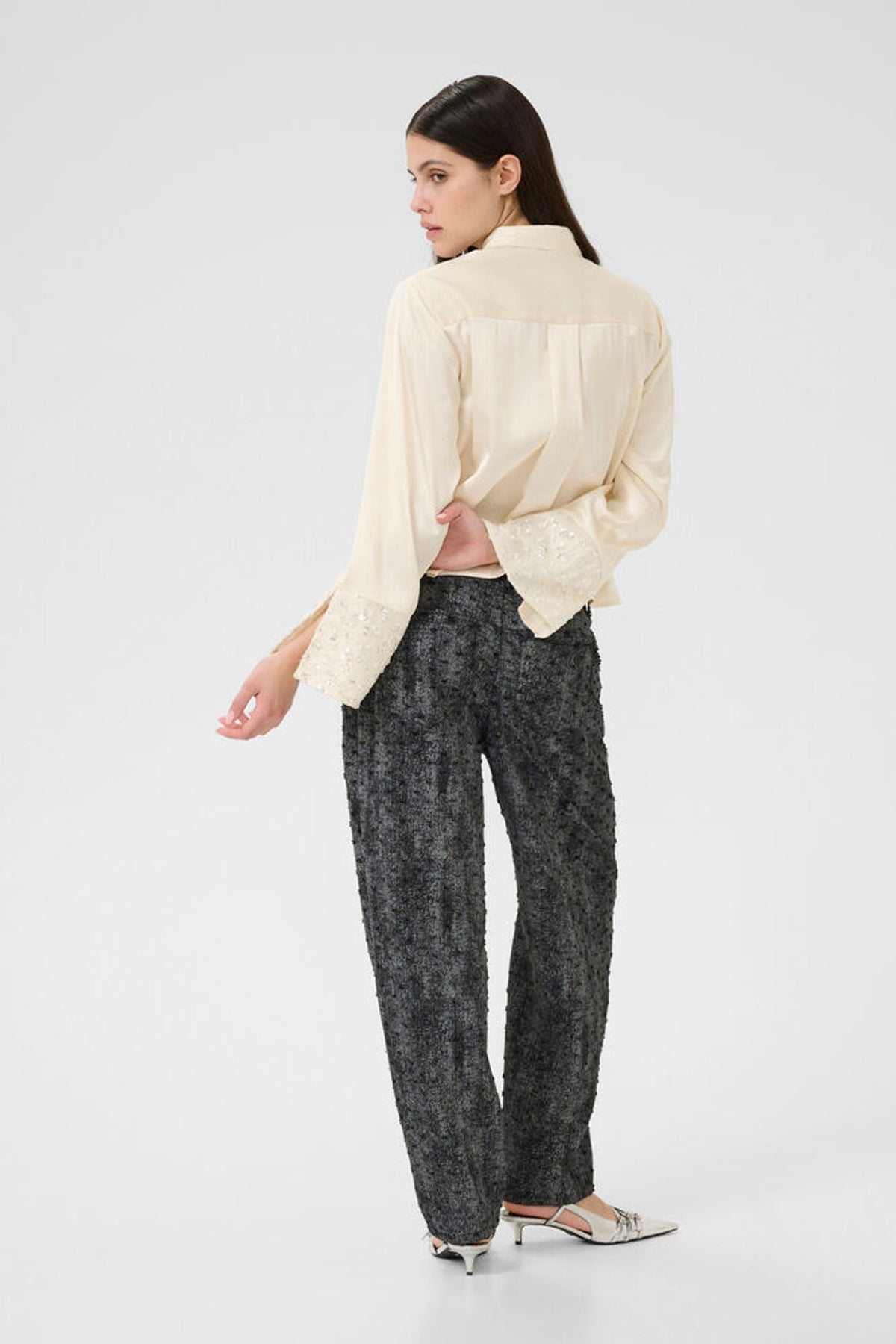 Karen By Simonsen Carmen Shirt In Egret
