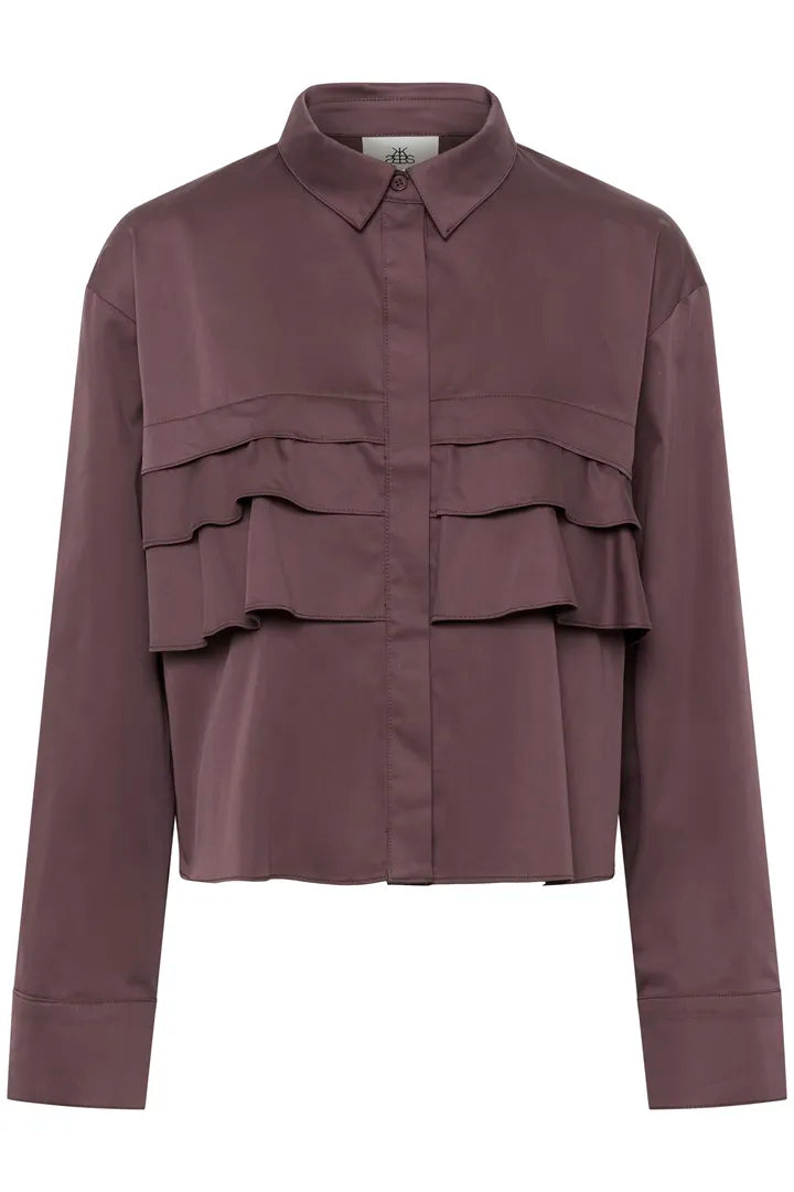 Karen By Simonsen sushi Nilla Shirt in Bordeaux