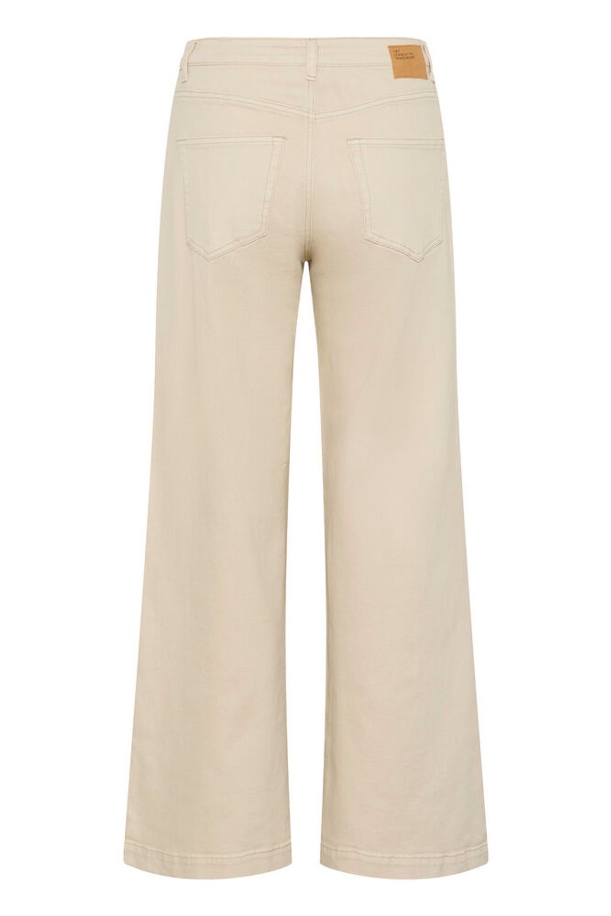 My Essential Wardrobe Dango 157 High X-Wide Jeans In Oatmeal