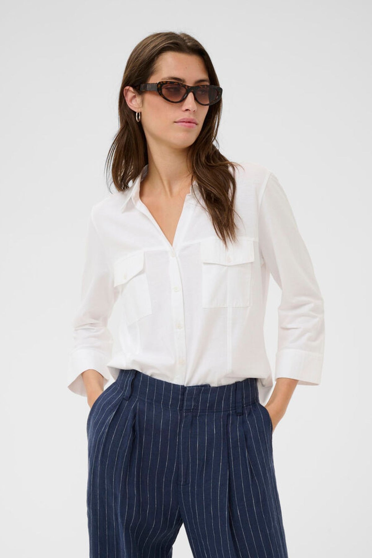 Part Two Anise Shirt In Bright White
