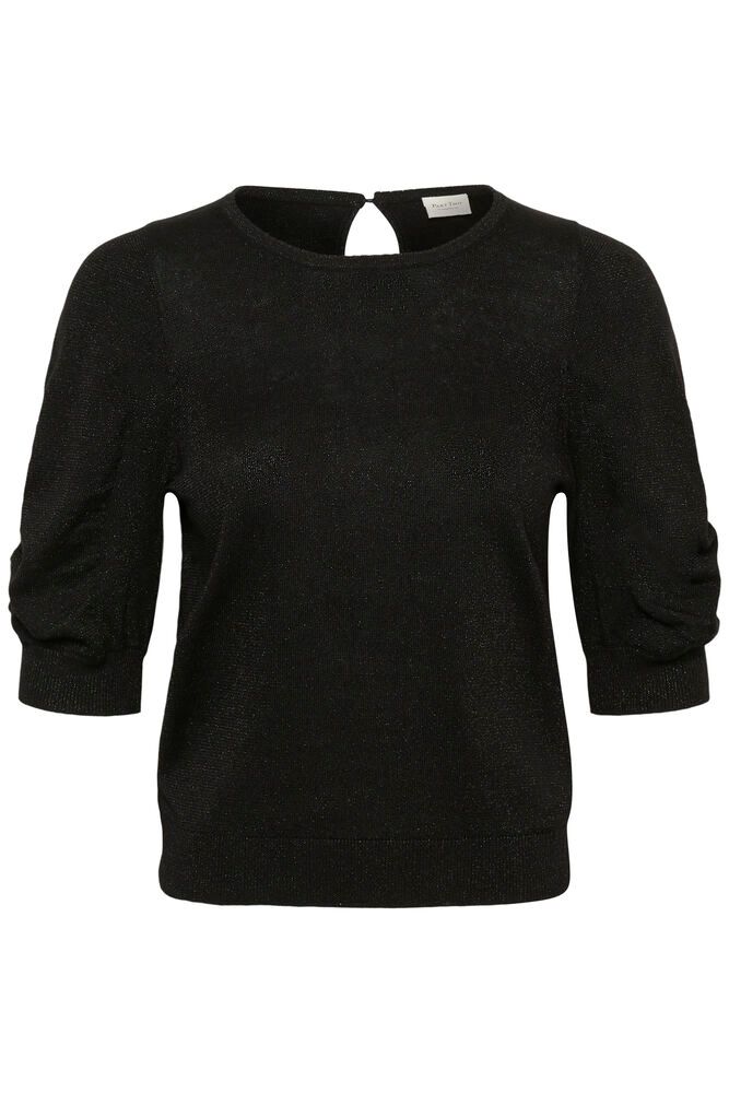 Part Two Varaia Pullover In Black With Lurex
