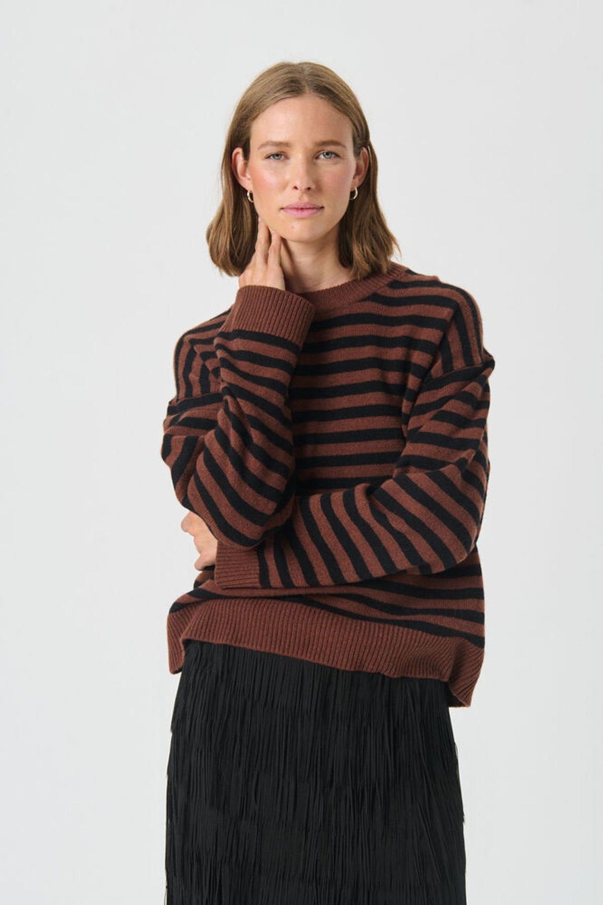 Part Two Vinas Pullover in Sorrel Horse/Black