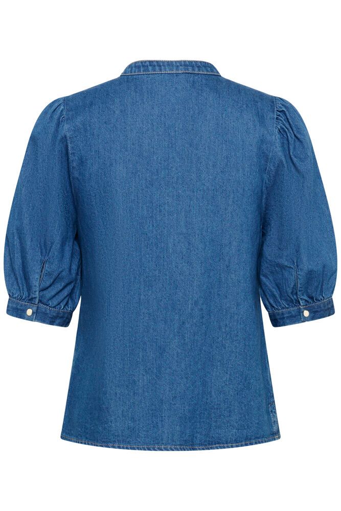 Part Two Alesia Shirt In Medium Blue Denim