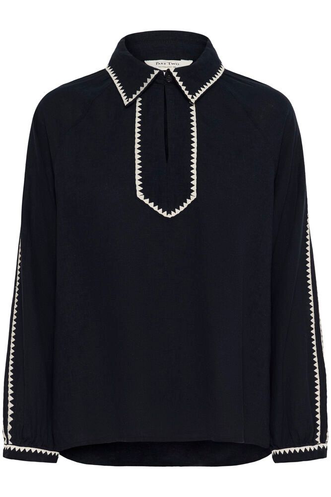 Part Two Aimy Blouse In After Midnight Blue