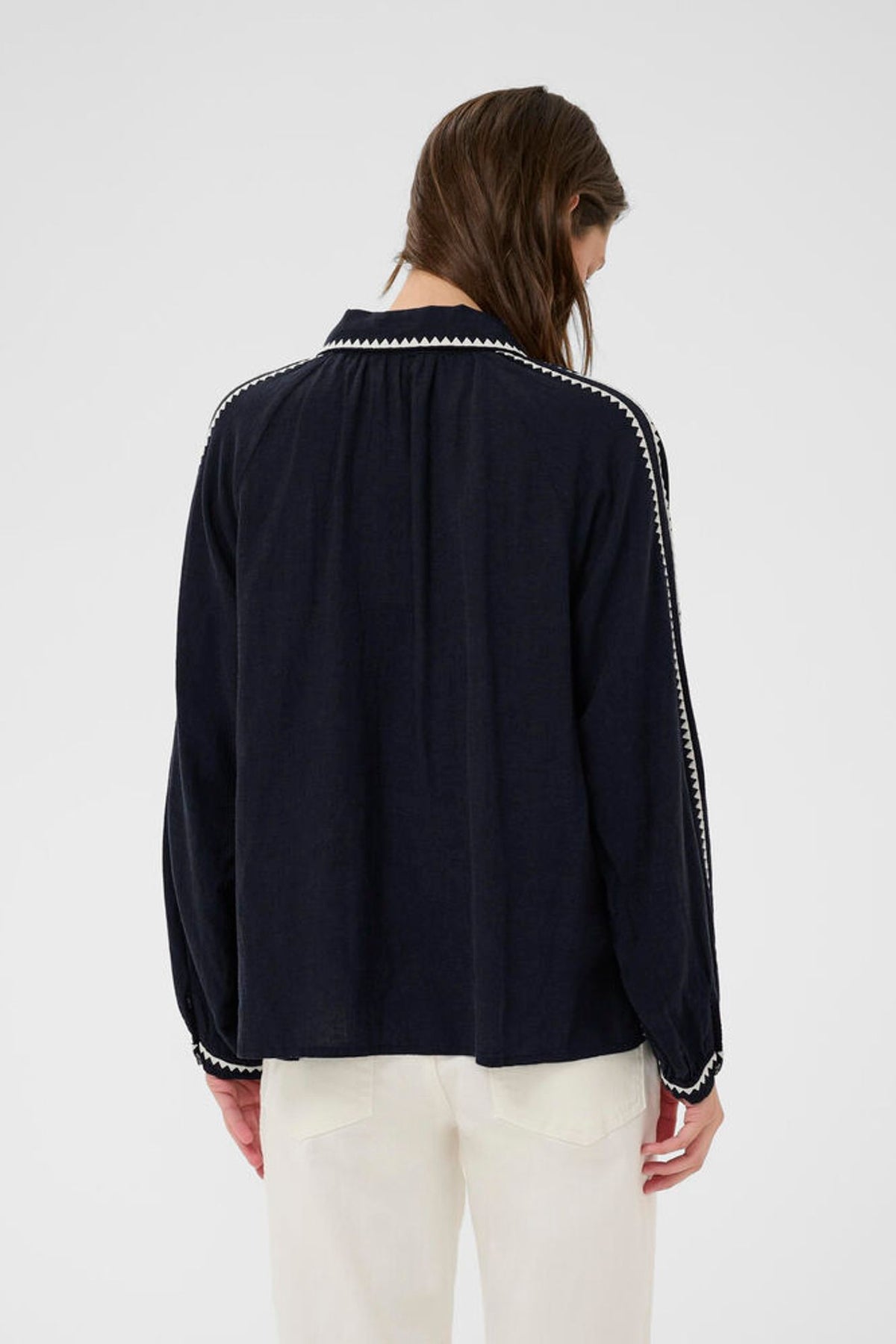 Part Two Aimy Blouse In After Midnight Blue