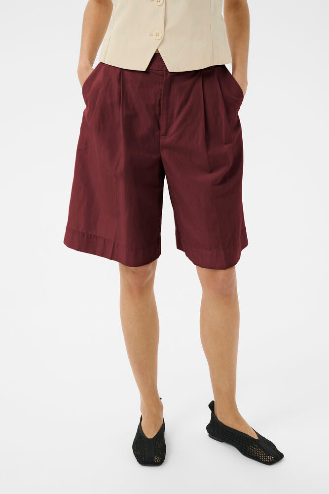 Part Two Beatriz Shorts In Burnt Russet