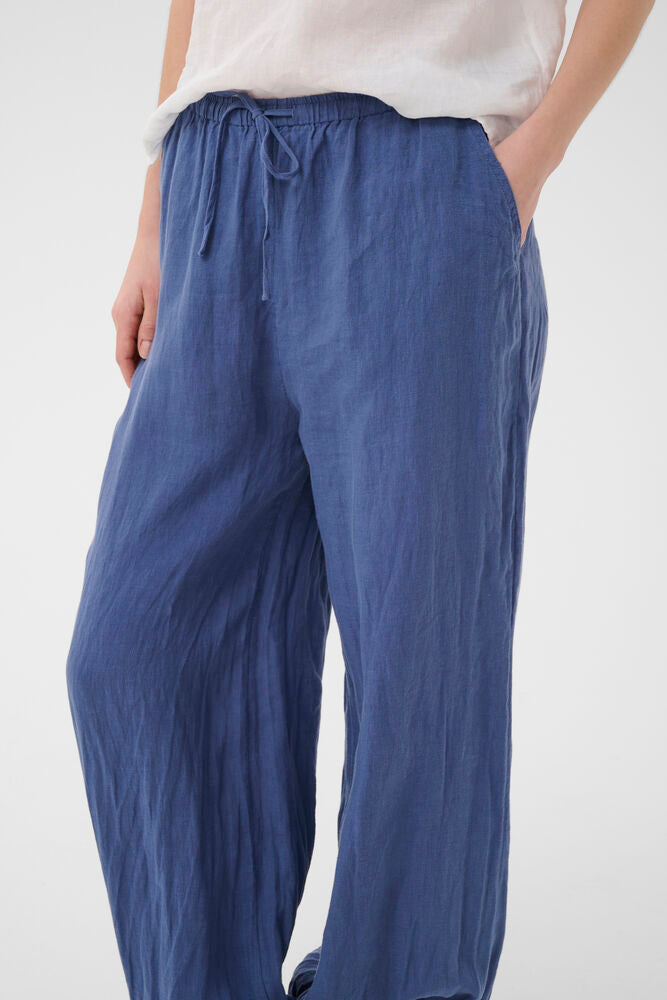 Part Two Betana Trousers In Blue Indigo